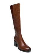 Valvestino Hi Shoes Boots Ankle Boots Ankle Boots With Heel Brown Clar...