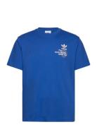 Bt Tee Ss 2 Tops T-shirts Short-sleeved Blue Adidas Originals