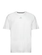 Hiit 3S Mes Tee Sport T-shirts Short-sleeved White Adidas Performance