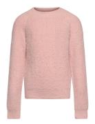 Pullover Knit Glitter Tops Knitwear Pullovers Pink Creamie