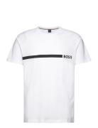 T-Shirt Rn Slim Fit Tops T-shirts Short-sleeved White BOSS