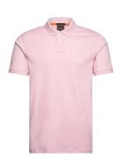 Passenger Tops Polos Short-sleeved Pink BOSS