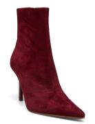 Iyanna Bootie Shoes Boots Ankle Boots Ankle Boots With Heel Burgundy S...
