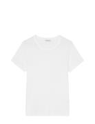 T-Shirts Short Sleeve Tops T-shirts & Tops Short-sleeved White Marc O'...