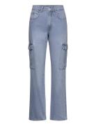 Onlriley Hw Str Cargo Dnm Pim875 Noos Bottoms Jeans Straight-regular B...