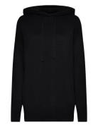 Hommi Hood Tops Knitwear Jumpers Black Movesgood