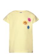 Ranva Tops T-shirts Short-sleeved Yellow Molo