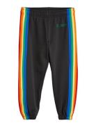 Rainbow Stripe Sweatpants Bottoms Sweatpants Black Mini Rodini