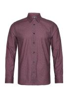 Earnest Tops Shirts Business Burgundy Ted Baker London