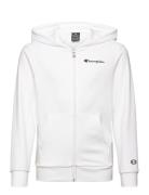 Hooded Full Zip Sweatshirt Sport Sweat-shirts & Hoodies Hoodies White ...