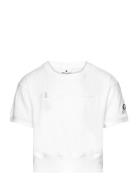 Crewneck Croptop T-Shirt Sport T-shirts Short-sleeved White Champion