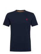 Dunstan River Short Sleeve Tee Dark Sapphire Designers T-shirts Short-...