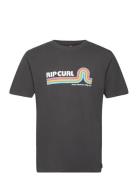 Surf Revival Mumma Tee Sport T-shirts Short-sleeved Black Rip Curl