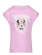 Tshirt Tops T-shirts Short-sleeved Pink Minnie Mouse