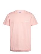 Tropics Tops T-shirts Short-sleeved Pink Pica Pica