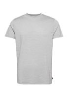 Bamboo Tee Tops T-shirts Short-sleeved Grey Resteröds