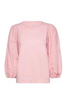 Zummeiw Blouse Ls Tops Blouses Long-sleeved Pink InWear