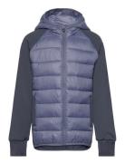 Hybrid Fleece Jacket W. Hood Outerwear Fleece Outerwear Fleece Jackets...