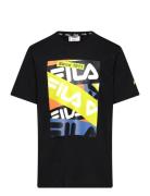 Legde Graphic Tee Sport T-shirts Short-sleeved Black FILA