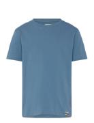 Organic Thorlino Tee Fav Tops T-shirts Short-sleeved Blue Mads Nørgaar...