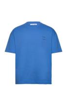 Joel T-Shirt 11415 Designers T-shirts Short-sleeved Blue Samsøe Samsøe