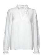 Fqily-Blouse Tops Blouses Long-sleeved White FREE/QUENT