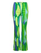 Glam Paloma Pants Bottoms Trousers Flared Multi/patterned Hosbjerg