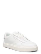 Low Top Lace Up Bskt Lave Sneakers White Calvin Klein