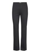 Flared Jersey Trousers Bottoms Trousers Flared Black Filippa K