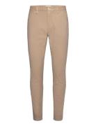 Slim Sunfaded Chinos Bottoms Trousers Chinos Beige GANT