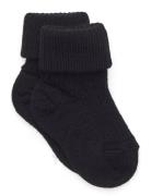 Wool Rib Baby Socks Socks & Tights Baby Socks Black Mp Denmark