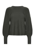 Pernilla Merino Sweater Tops Knitwear Jumpers Green Ella&il