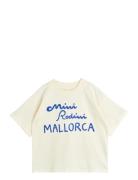 Mallorca Sp Ss Tee Tops T-shirts Short-sleeved White Mini Rodini