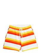 Stripe Aop Sweatshorts Bottoms Shorts Multi/patterned Mini Rodini
