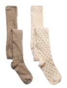 Stockings W. Pattern Tights Multi/patterned Minymo