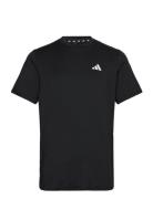 Tr-Es Stretch T Tops T-shirts Short-sleeved Black Adidas Performance