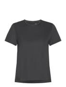 Technical Loose Tee Sport T-shirts & Tops Short-sleeved Black Casall