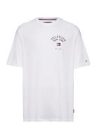 Bt-Arch Varsity Tee-B Tops T-shirts Short-sleeved White Tommy Hilfiger