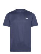 Sport Essentials T-Shirt Sport T-shirts Short-sleeved Navy New Balance