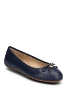 Jayna Nappa Leather Driver Flat Ballerinasko Ballerinaer Navy Lauren R...