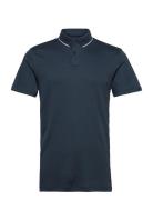 Slh Leroy Coolmax Ss Polo B Tops Polos Short-sleeved Navy Selected Hom...