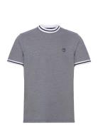Micro Birdseye Pique Tops T-shirts Short-sleeved Blue Original Penguin