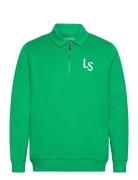 Ls Logo Quarter Zip Sweatshirt Sport Sweat-shirts & Hoodies Sweat-shir...