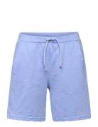 Shorts Slub Bottoms Shorts Blue Lindex