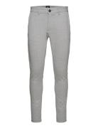 Ponte Roma Plain Bottoms Trousers Chinos Grey Denim Project