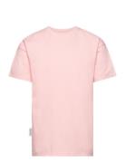 Unisex Long T-Shirt Tops T-shirts Short-sleeved Pink Gugguu