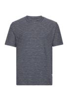 T-Shirts Short Sleeve Tops T-shirts Short-sleeved Blue Marc O'Polo