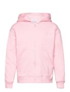Hooded Cardigan Tops Sweat-shirts & Hoodies Hoodies Pink Little Marc J...