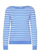 Co Jersey Stitch Ls Boat-Nk Swt Tops Knitwear Jumpers Blue Tommy Hilfi...