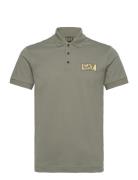 Polo Tops Polos Short-sleeved Khaki Green EA7